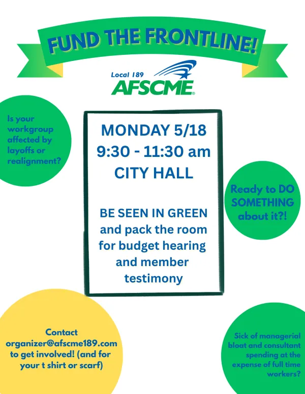 Be Seen in Green flyer