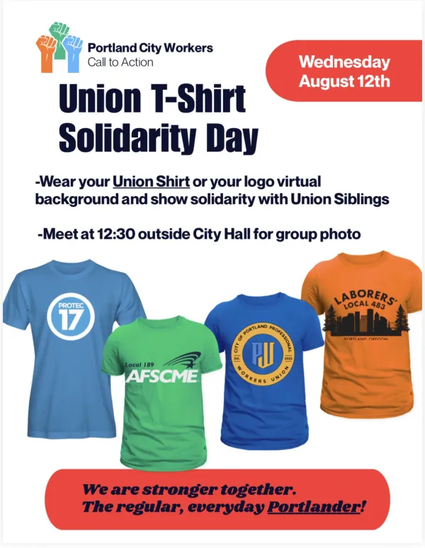 Union T-Shirt Day Flyer